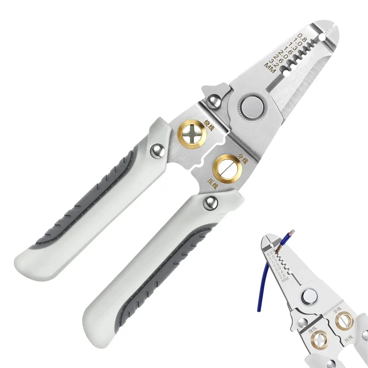 Automatic Wire Stripper Cutter - Alat pengupas kawat elektrik, alat potong