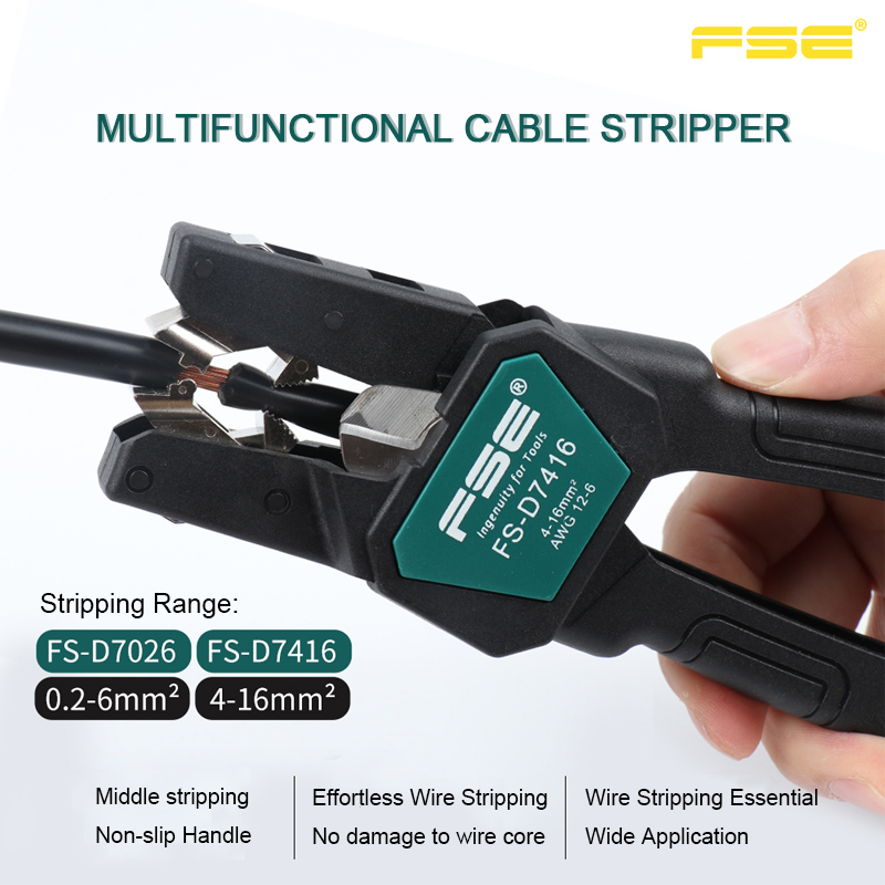 Automatic Wire Stripper Cutter - FSE-D7026 Alat Pengupas Kabel - Tang