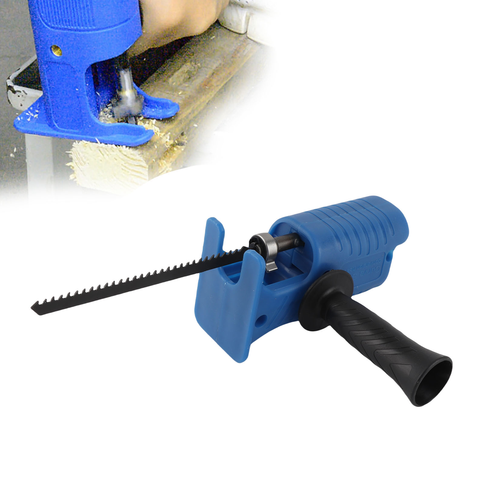 Reciprocating Saw Attachment Drill - Adaptor Gergaji Bolak-Balik Portabel untuk Bor