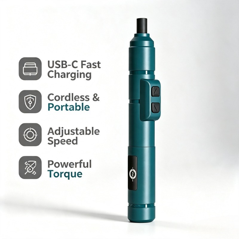 Electric Screwdriver Rechargeable Usb - Bor Tangan Mini Listrik 3.6v Nirkabel,