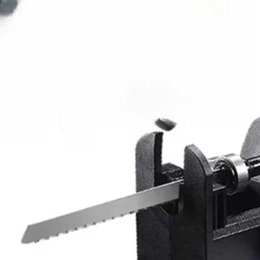 Reciprocating Saw Attachment Drill - /Hitam /Plastik /Bor Listrik Menjadi Gergaji