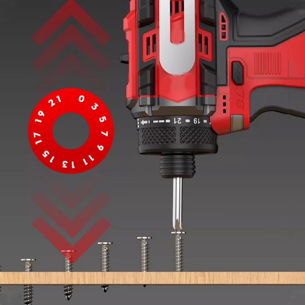 Bor listrik tanpa sikat 80N.m  - Brushless Cordless Electric Drill 18V ulasan dan harga