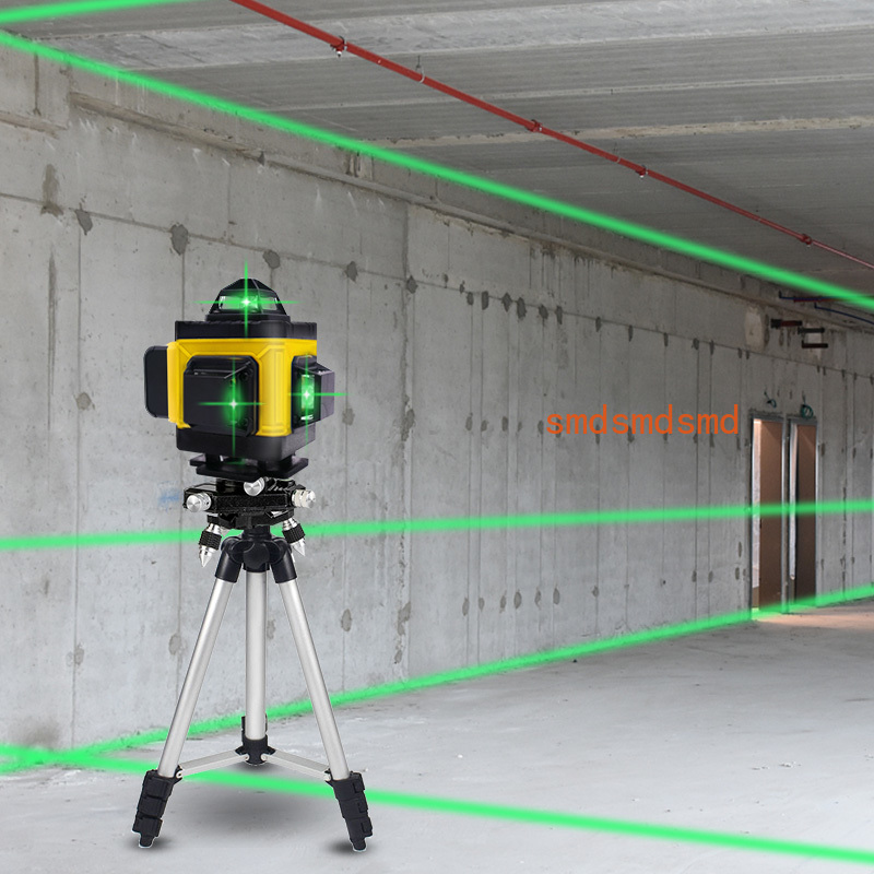 16 Garis 4D Laser Level Garis  - Laser Level 16 Lines 4D Green ulasan dan harga