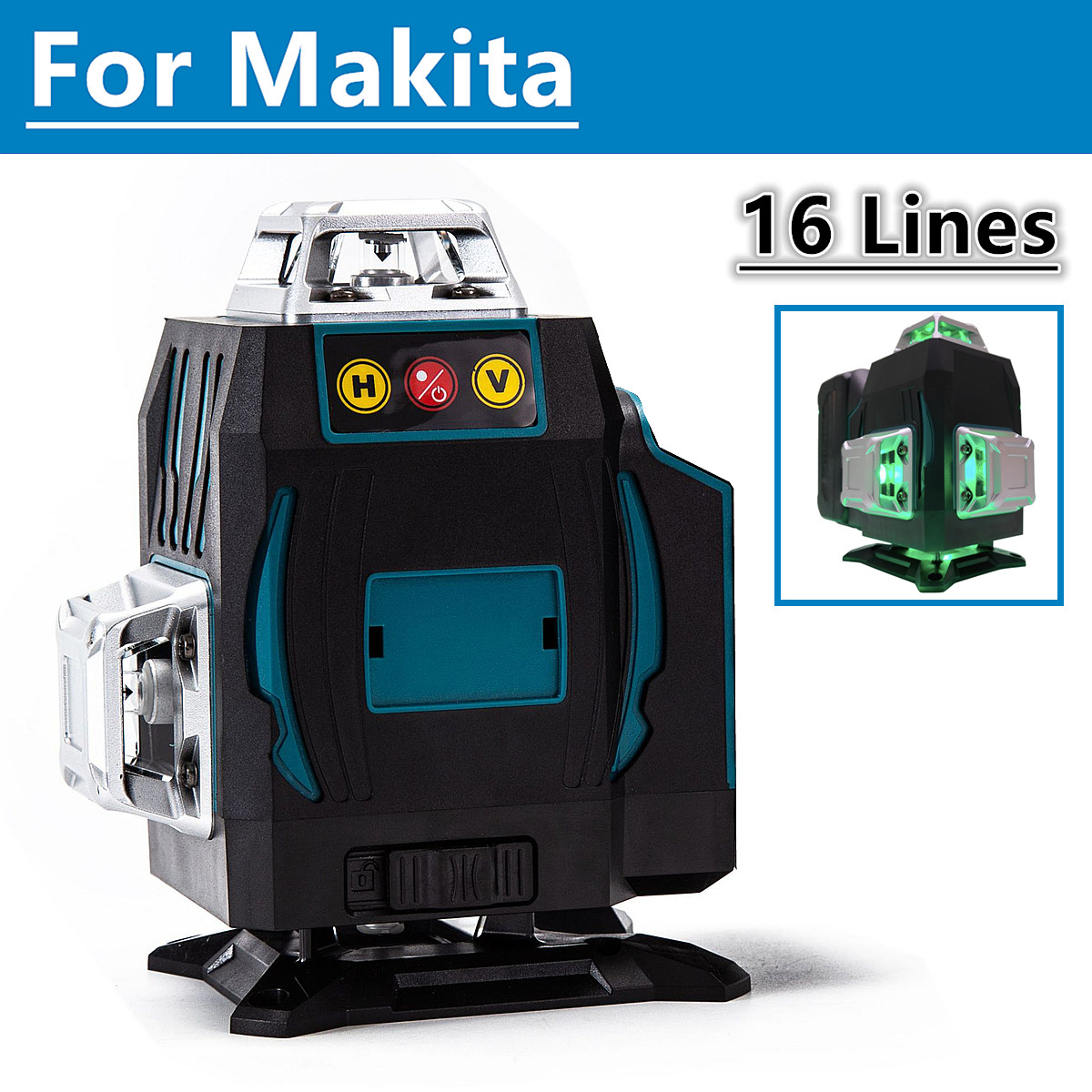 Untuk Baterai Makita 18V 16 Ba - Laser Level 16 Lines 4D Green ulasan dan harga