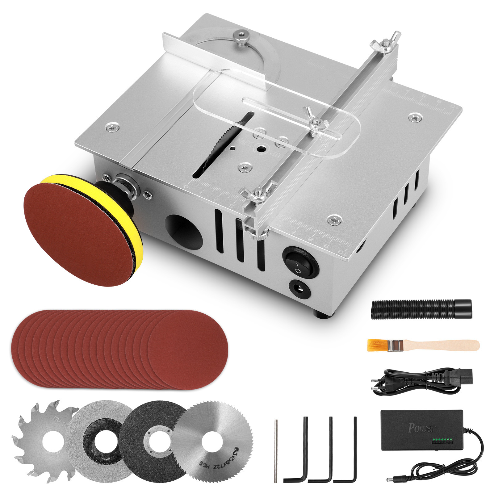 Gergaji Meja Mini Motor Ganda, - Mini Table Saw For Woodworking ulasan dan harga