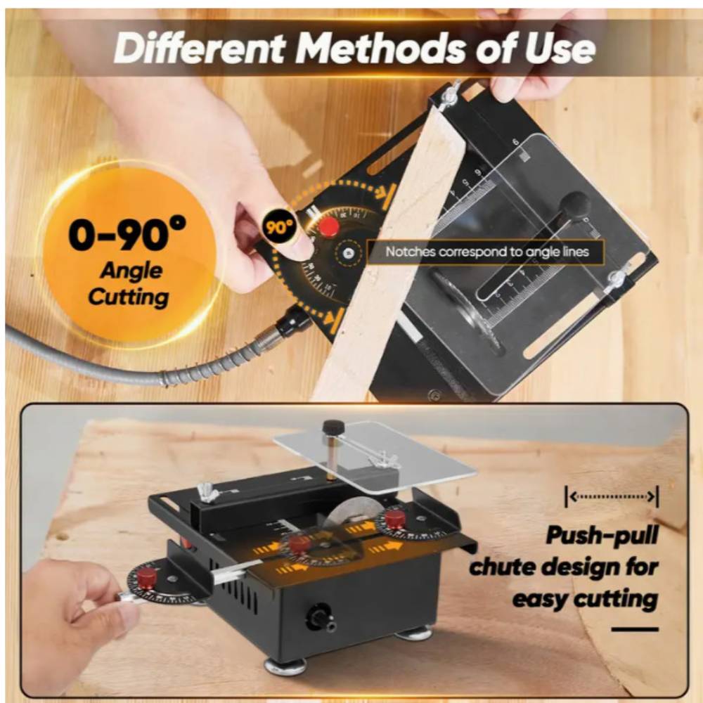 Gergaji Meja Listrik Mini Alat - Mini Table Saw For Woodworking ulasan dan harga
