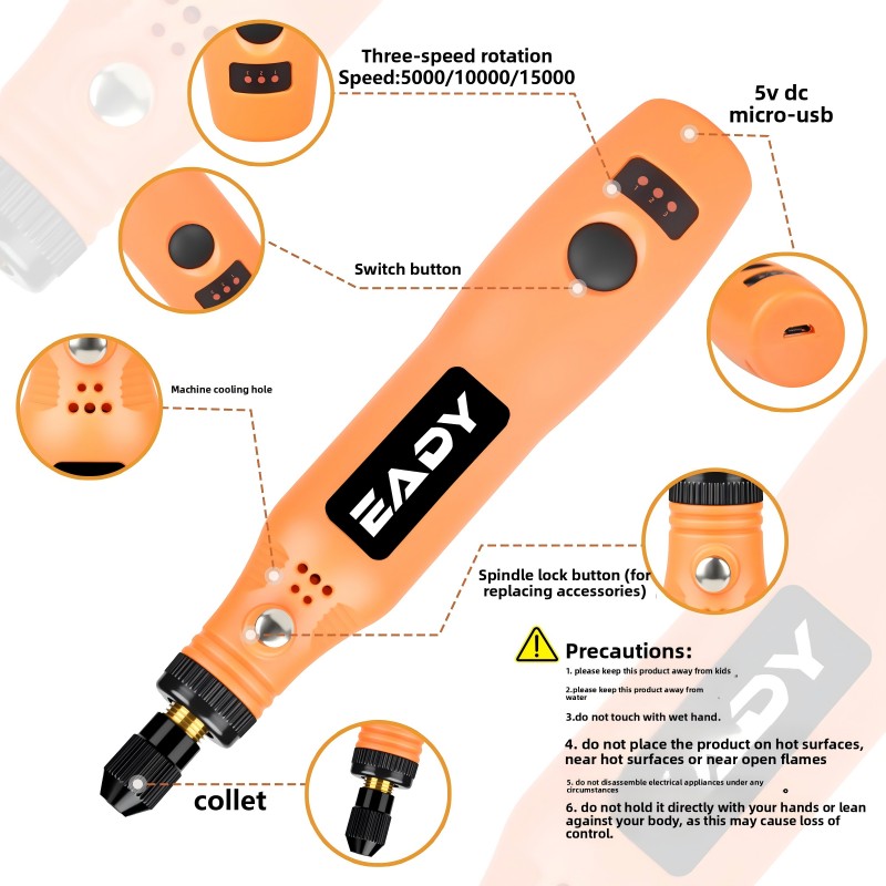Perangkat Perkakas Putar Tanpa - Cordless Rotary Tool Kit Accessories ulasan dan harga