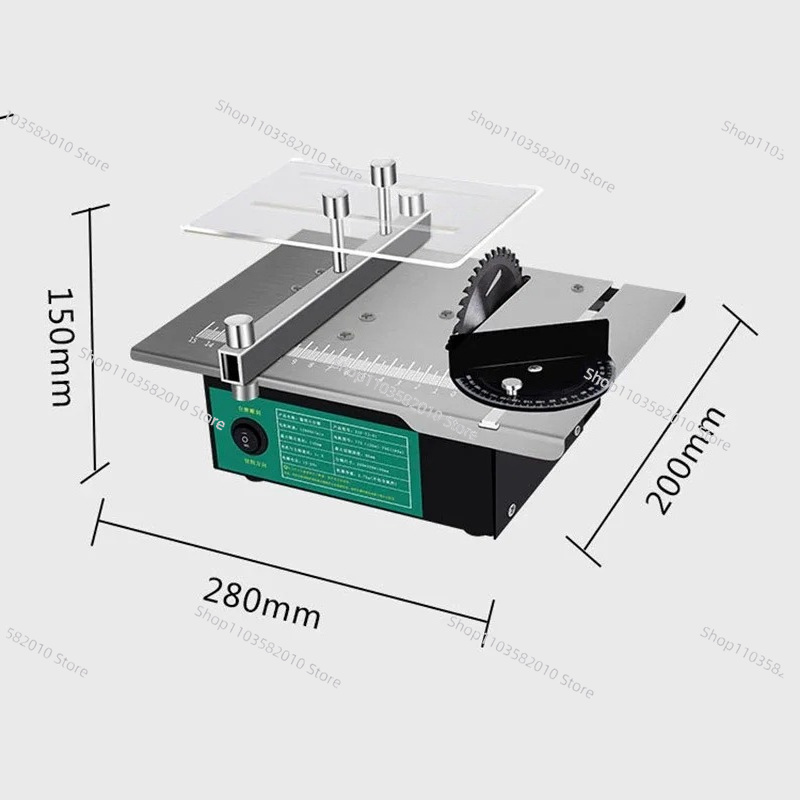 Mesin Gergaji Meja Mini untuk  - Mini Table Saw For Woodworking ulasan dan harga