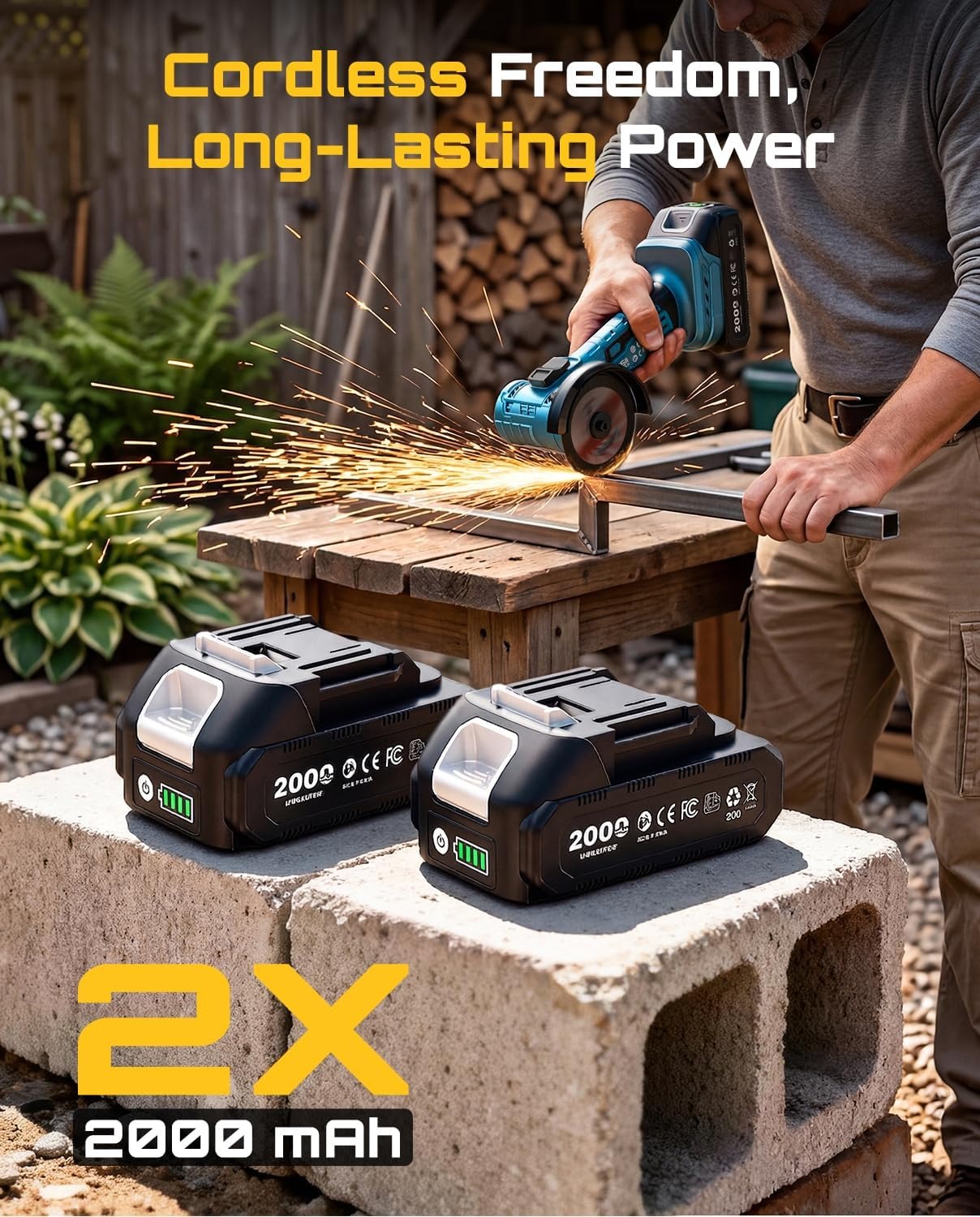 SEESII Penggiling Sudut Mini T - Brushless Angle Grinder Battery Powered ulasan dan harga