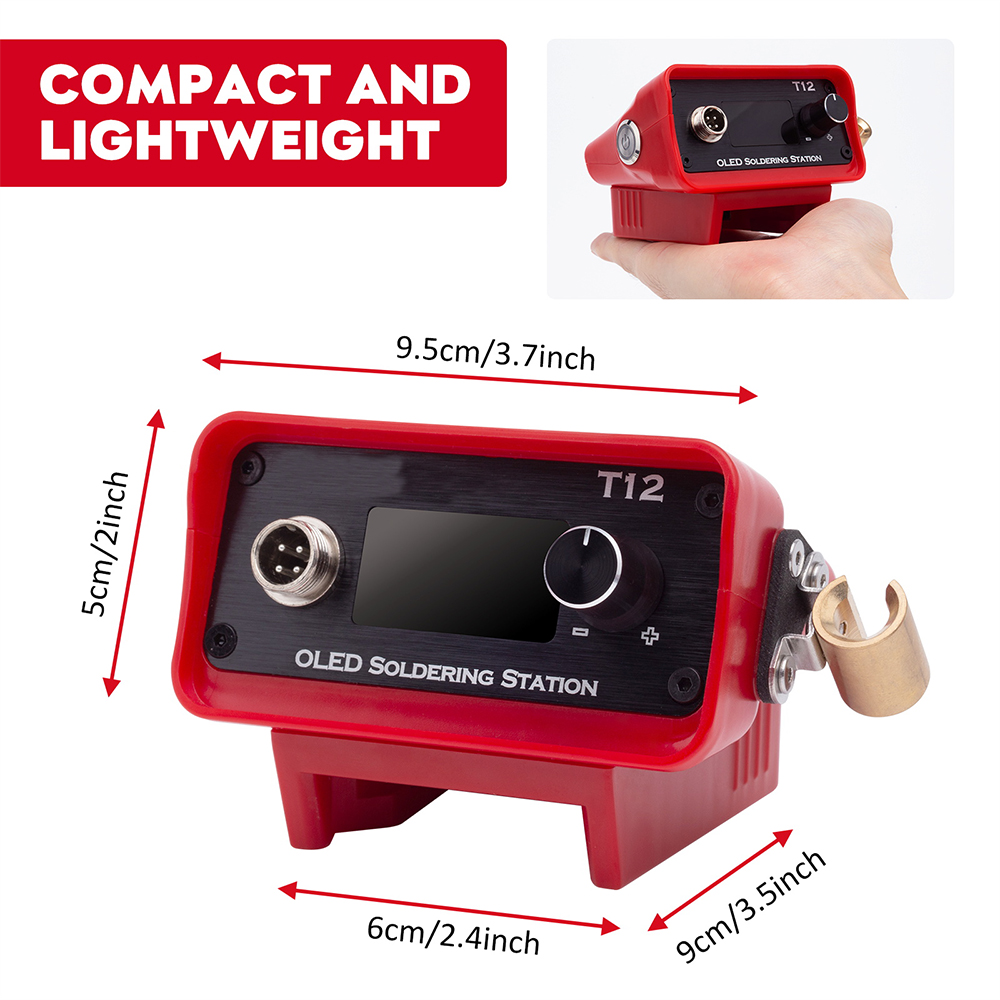 Stasiun besi solder T12 OLED S - Digital Soldering Station T12 ulasan dan harga