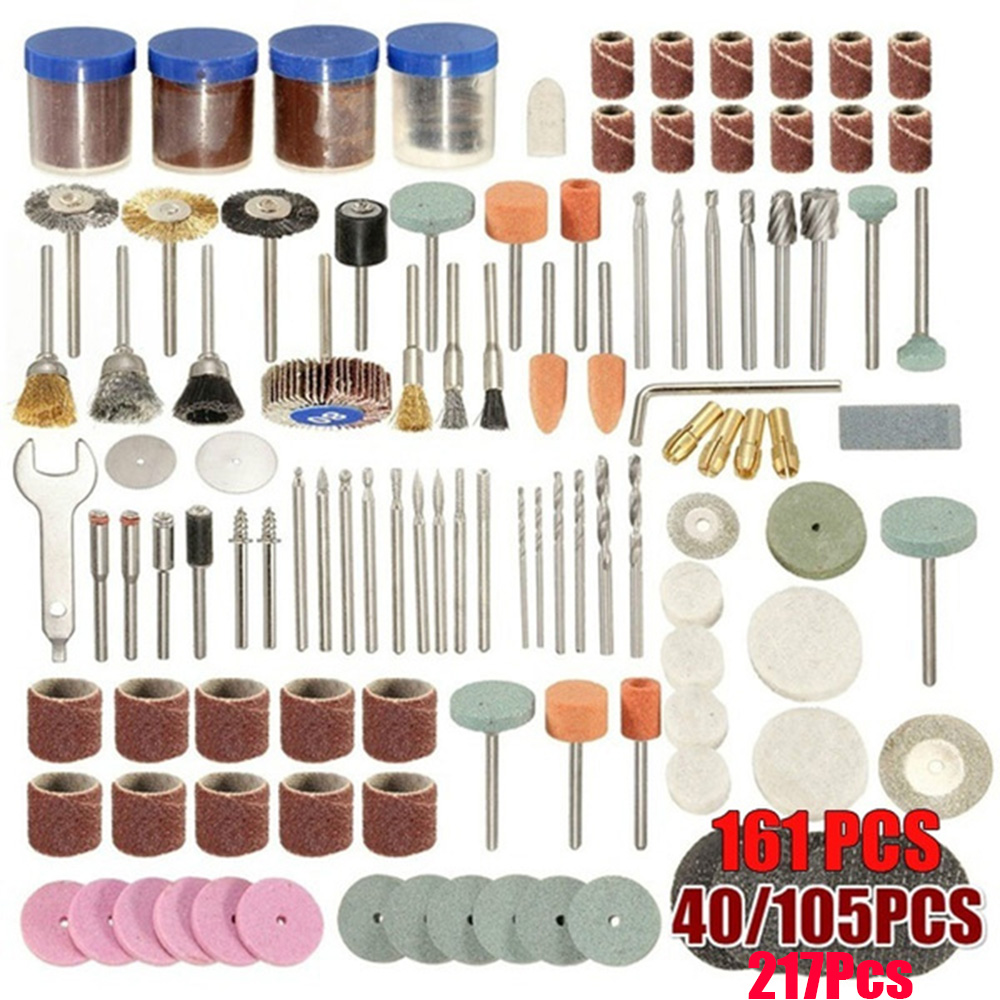 40~217Pcs Power Tools Rotary T - Reciprocating Saw Attachment Drill ulasan dan harga