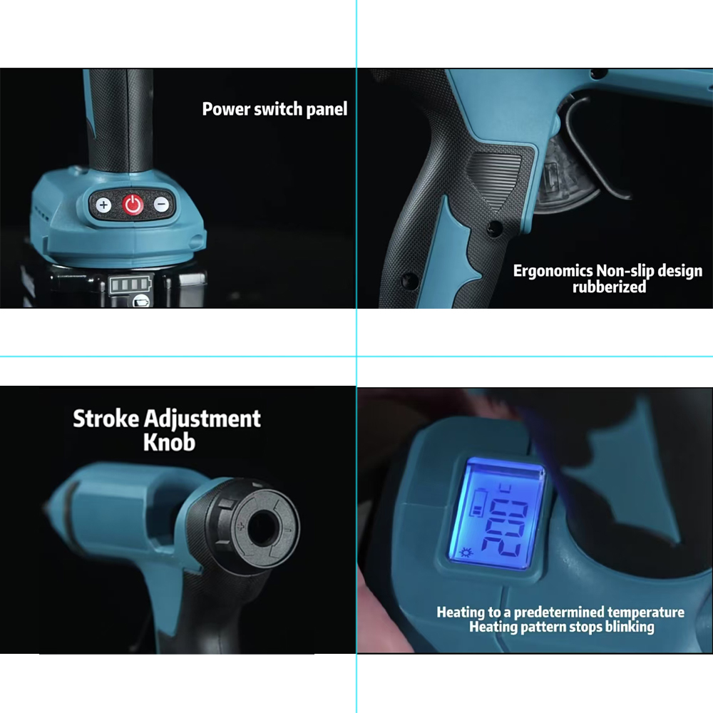 Pistol Lem Panas Elektrik VILA - Hot Melt Glue Gun Cordless ulasan dan harga