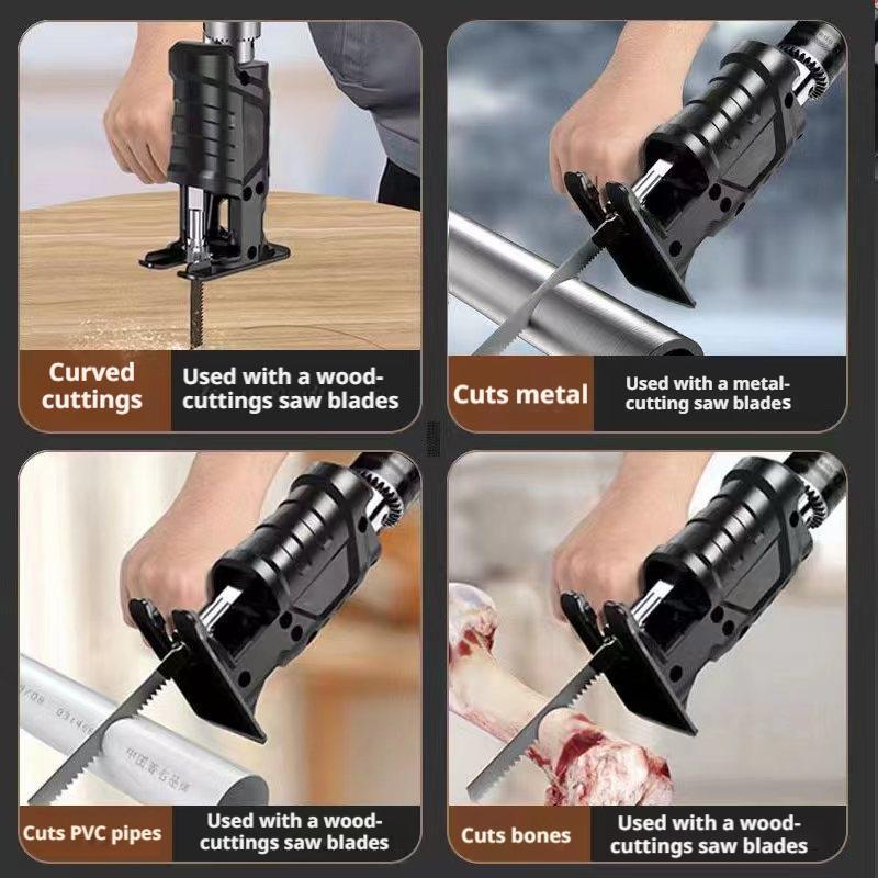 Adaptor Gergaji Bolak-Balik un - Reciprocating Saw Attachment Drill ulasan dan harga