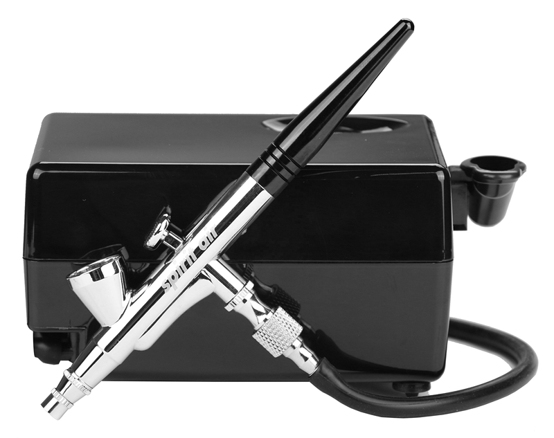 Kit Airbrush Aerograf Profesio - Airbrush Kit With Mini Compressor ulasan dan harga