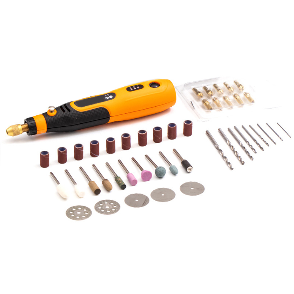 Alat Penggiling Elektrik Tanpa - Cordless Rotary Tool Kit Accessories ulasan dan harga