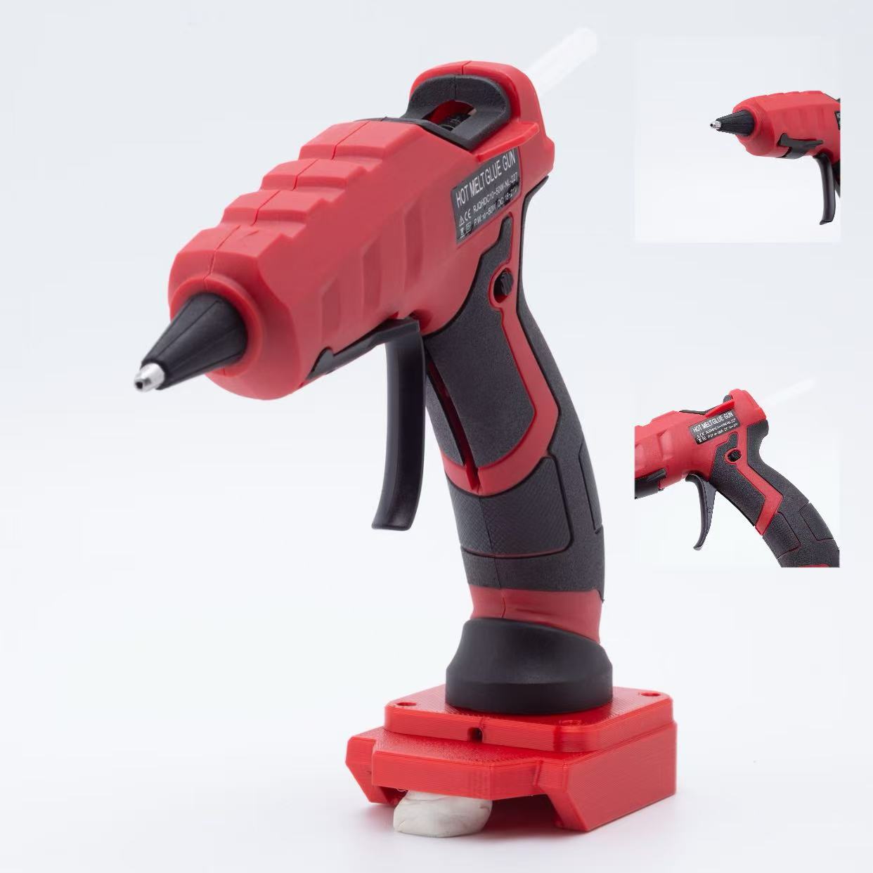 Pistol Lem Panas 60W 7mm Tanpa - Hot Melt Glue Gun Cordless ulasan dan harga