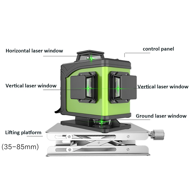 Laser Diode Hijau 16 Garis 4D  - Laser Level 16 Lines 4D Green ulasan dan harga