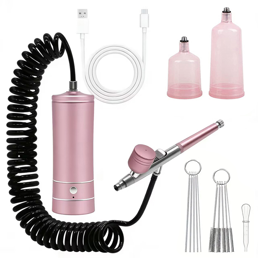 Kit Airbrush Portabel Dengan K - Airbrush Kit With Mini Compressor ulasan dan harga