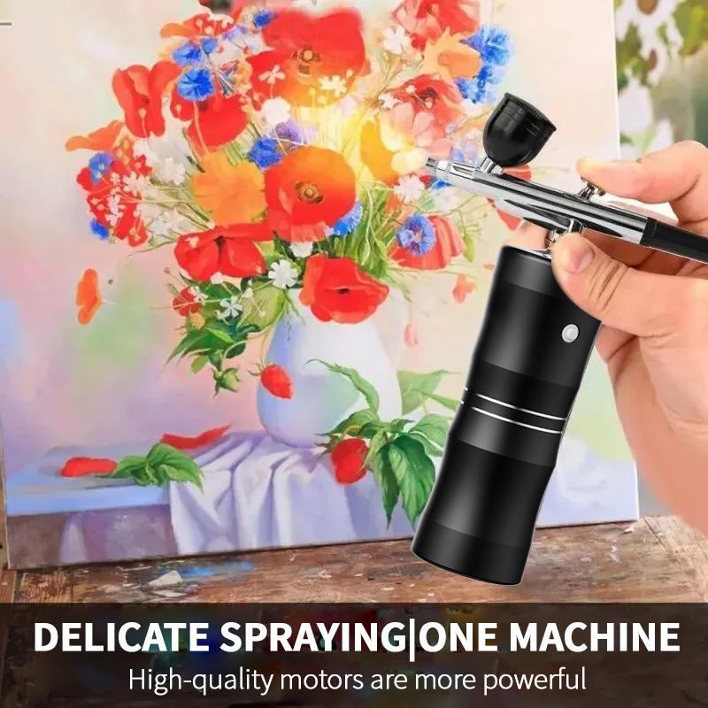 Kit Kompresor Udara Mini Sempr - Airbrush Kit With Mini Compressor ulasan dan harga